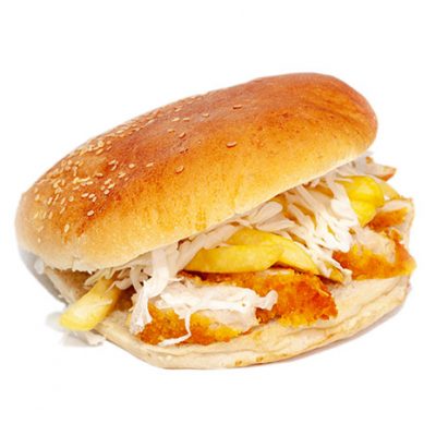 Hamburger cu snitel de pui