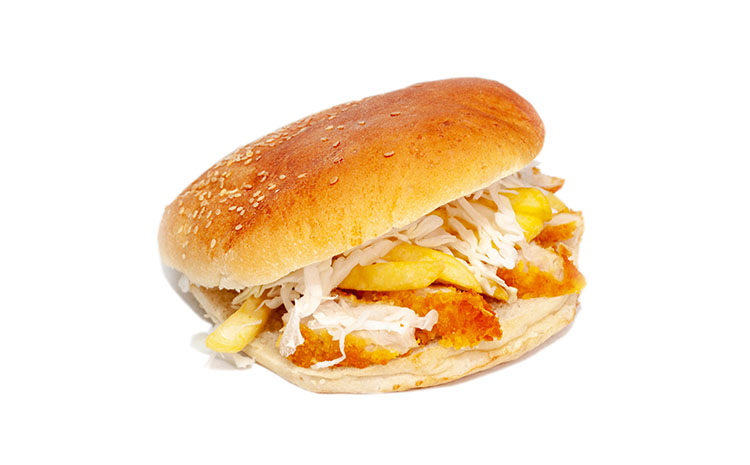 Hamburger cu snitel de pui